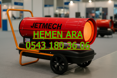 Jetmech 55 KW Bacasız Mazotlu Isıtıcı Isımak Tip